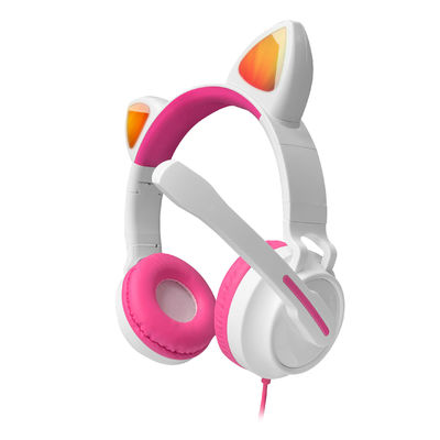 10m-RGB LEIDEN van Transmissie Draadloze Cat Ear Headphones With Bewegend Licht